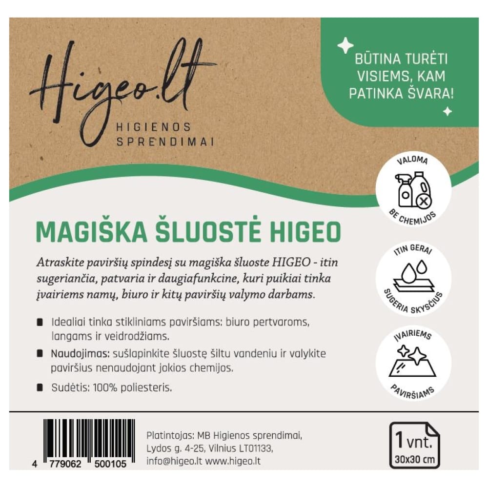 Magiška šluostė Higeo