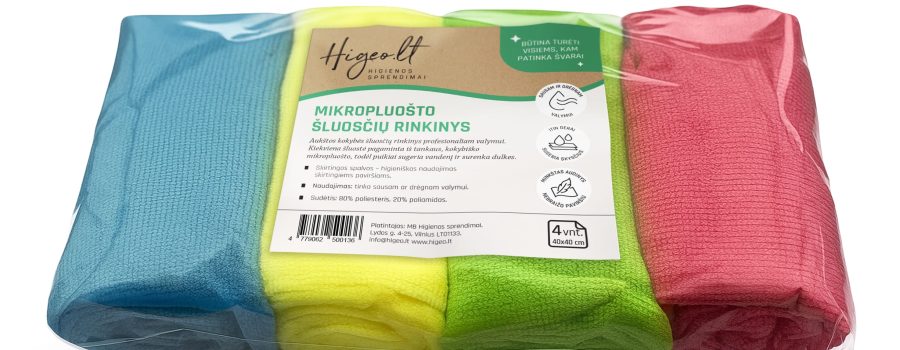 Mikropluošto šluosčių rinkinys